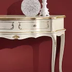 Consolle Ingresso Classica in Legno con 1 Cassetto Made in Italy - Leonor Viadurini