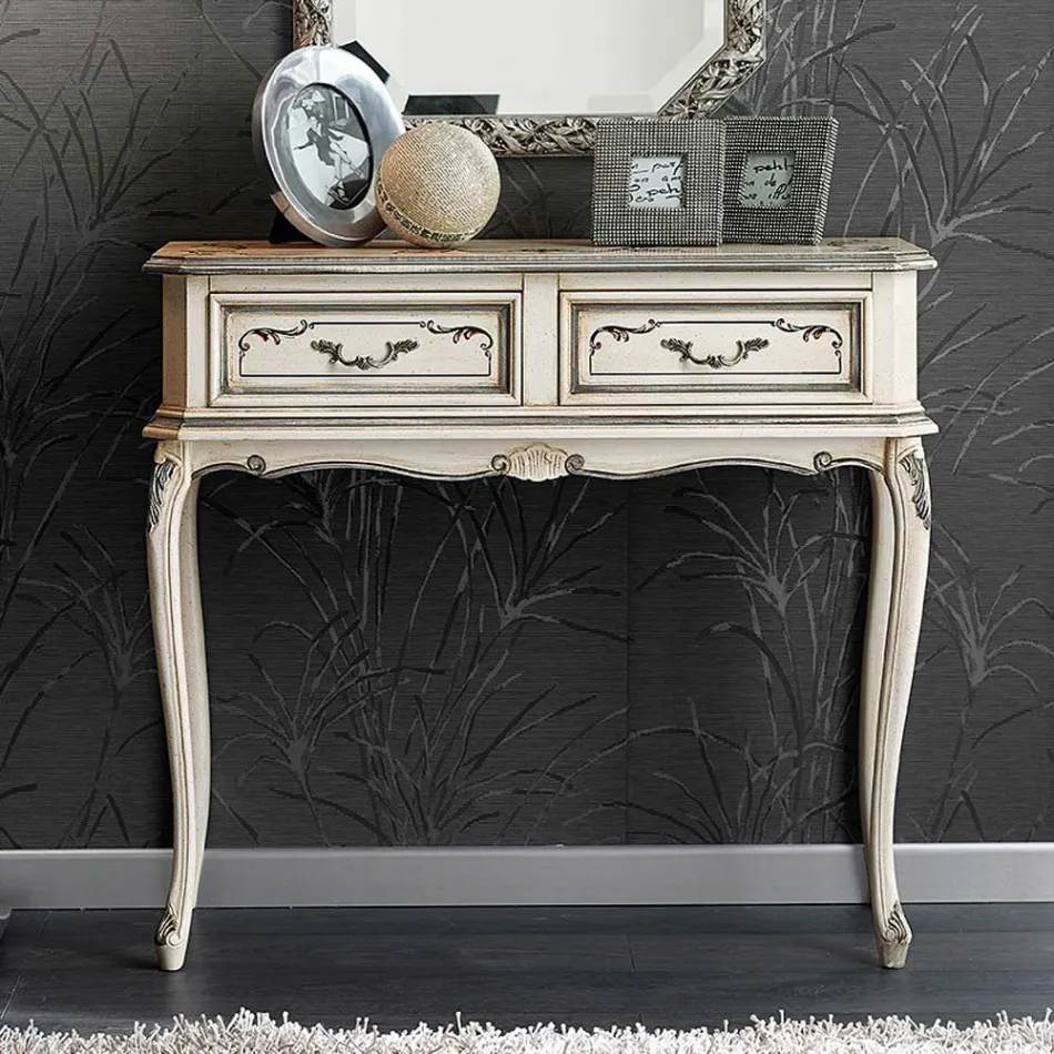 Consolle Ingresso Classica in Legno con Cassetti Made in Italy - Richard Viadurini