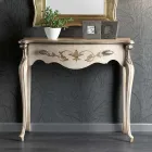 Consolle Ingresso Classica Legno con Cassetto Made in Italy - Ottaviano Viadurini