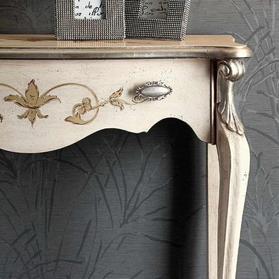 Consolle Ingresso Classica Legno con Cassetto Made in Italy - Ottaviano Viadurini