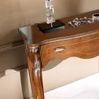 Consolle Ingresso Classica Legno con Cassetto Made in Italy - Ottaviano Viadurini