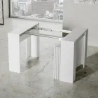 Consolle Moderna Allungabile 296 cm in Legno Nobilitato Made in Italy - Ariella Viadurini