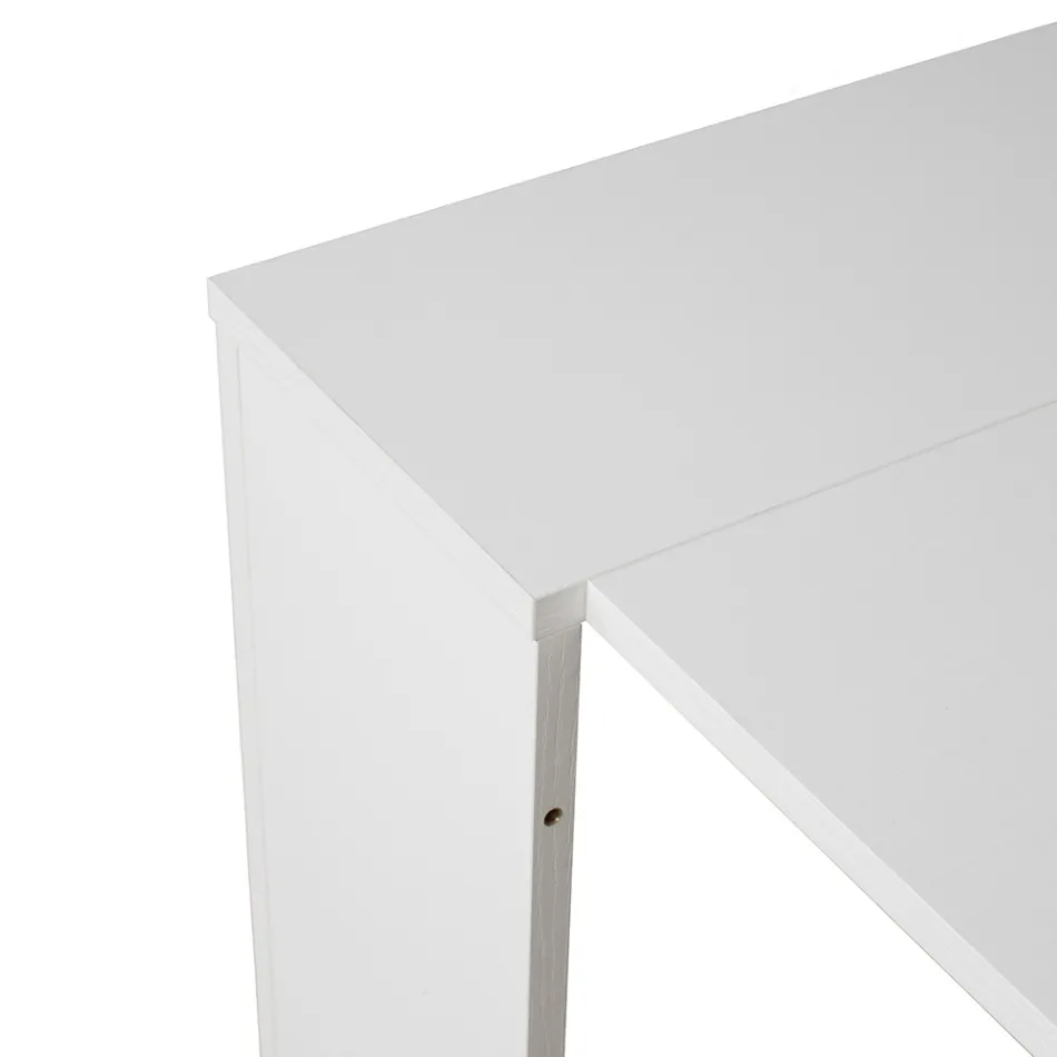 Consolle Moderna Allungabile 296 cm in Legno Nobilitato Made in Italy - Ariella Viadurini