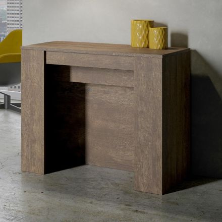 Consolle Moderna Allungabile 296 cm in Legno Nobilitato Made in Italy - Ariella Viadurini
