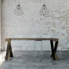 Consolle Moderna Allungabile a 300 cm con Telaio Antracite Made in Italy - Avventura Viadurini