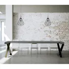 Consolle Moderna Allungabile a 300 cm con Telaio Antracite Made in Italy - Avventura Viadurini