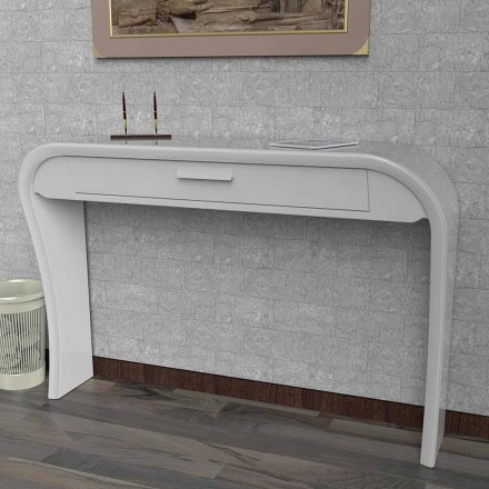 Consolle moderna con cassetto realizzata in Italia, Gambara Viadurini