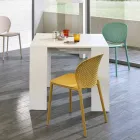 Consolle/Tavolo da pranzo allungabile, l. 42,50/302,50xp.90 cm, Alvaro Viadurini