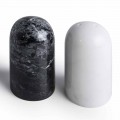 Contenitori Sale e Pepe in Marmo di Carrara e Marquinia Made in Italy - Xino
