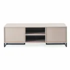 Credenza Bassa Moderna in Legno Mdf e Metallo Made in Italy – Rohan Viadurini