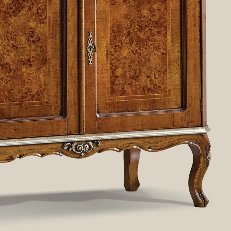 Credenza Classica 2 Ante e 2 Cassetti in Legno Made in Italy - Cheverny Viadurini