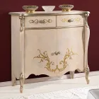 Credenza Classica da Soggiorno Legno con Intarsi Made in Italy - Ottaviano Viadurini