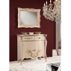 Credenza Classica da Soggiorno Legno con Intarsi Made in Italy - Ottaviano Viadurini