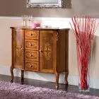 Credenza Classica di Lusso per Soggiorno in Legno Made in Italy - Katerine Viadurini