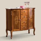 Credenza Classica di Lusso per Soggiorno in Legno Made in Italy - Katerine Viadurini