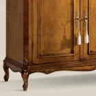 Credenza Classica in Legno Noce Bassano di Lusso Made in Italy - Richard Viadurini