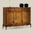 Credenza Classica in Legno Noce Bassano di Lusso Made in Italy - Richard