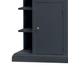 Credenza con 1 Anta, 1 Cassetto e 3 Vani a Giorno Made in Italy - Hoder Viadurini