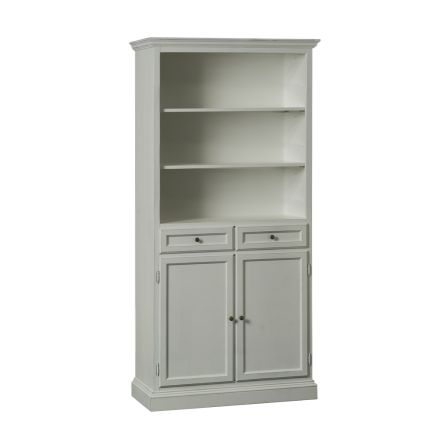 Credenza con 2 Ante, 2 Cassetti e 2 Ripiani a Giorno Made in Italy  - Camene Viadurini