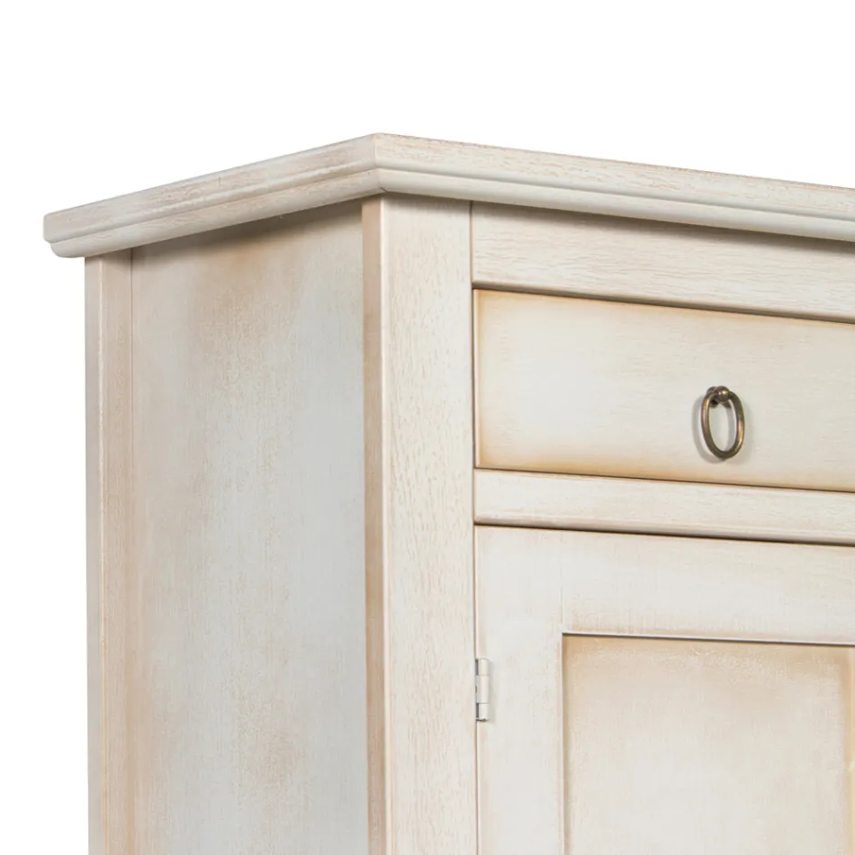 Credenza con 2 Ante e 2 Cassetti in Diverse Finiture Made in Italy - Hanuman Viadurini