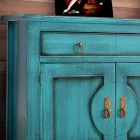 Credenza con 3 Ante e 3 Cassetti in Diverse Finiture Made in Italy - Ganesha Viadurini