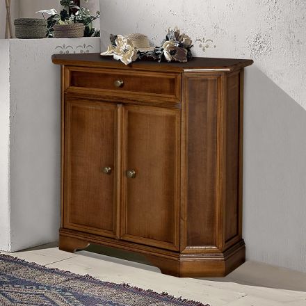 Credenza con Cassetto, 2 Ante e Ripiano Interno Made in Italy - Semia Viadurini