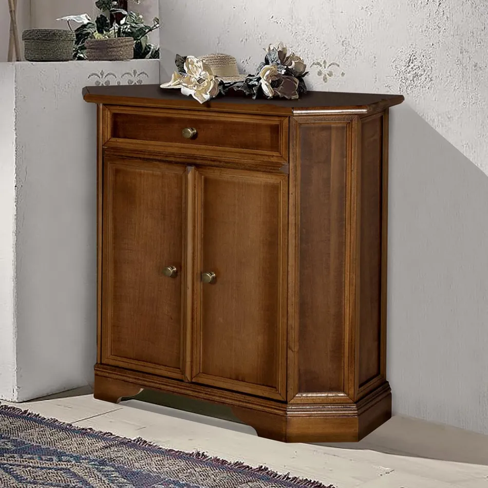 Credenza con Cassetto, 2 Ante e Ripiano Interno Made in Italy - Semia Viadurini