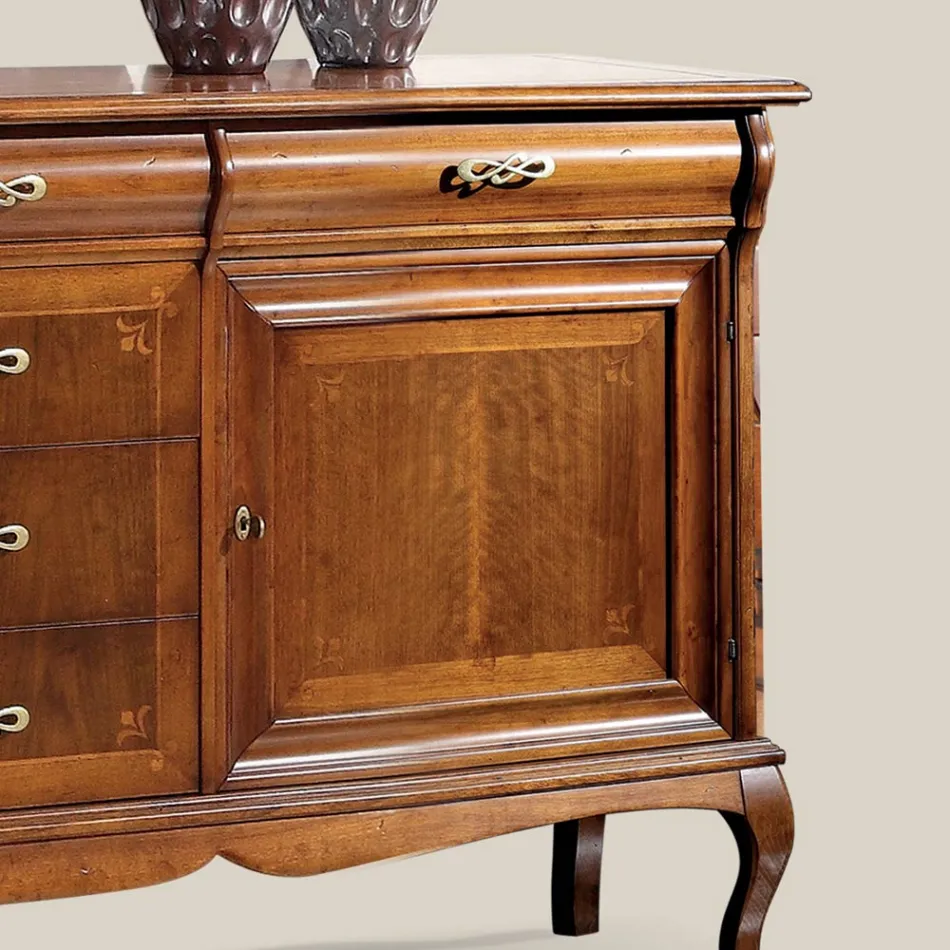 Credenza di Lusso da Soggiorno in Legno Classica Made in Italy - Helisa Viadurini