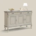 Credenza di Lusso in Legno con Ante e Cassetti Made in Italy - Cheverny Viadurini
