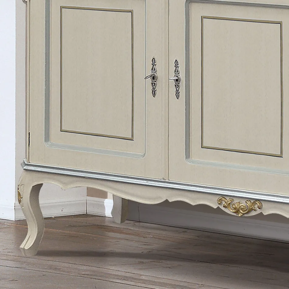 Credenza di Lusso in Legno con Ante e Cassetti Made in Italy - Cheverny Viadurini