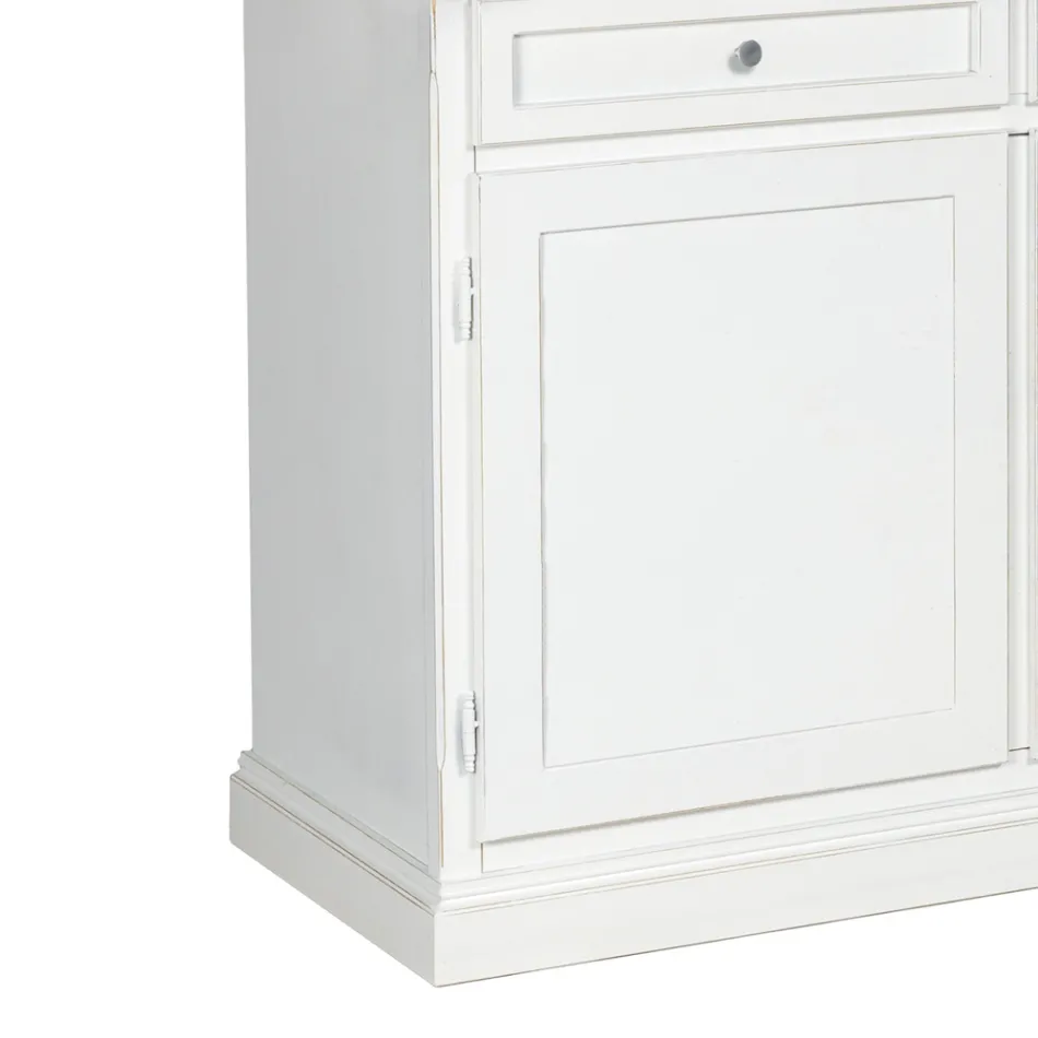 Credenza in Legno con 3 Cassetti e 3 Ante Made in Italy - Uller Viadurini