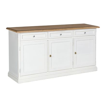 Credenza in Legno con 3 Cassetti e 3 Ante Made in Italy - Uller Viadurini