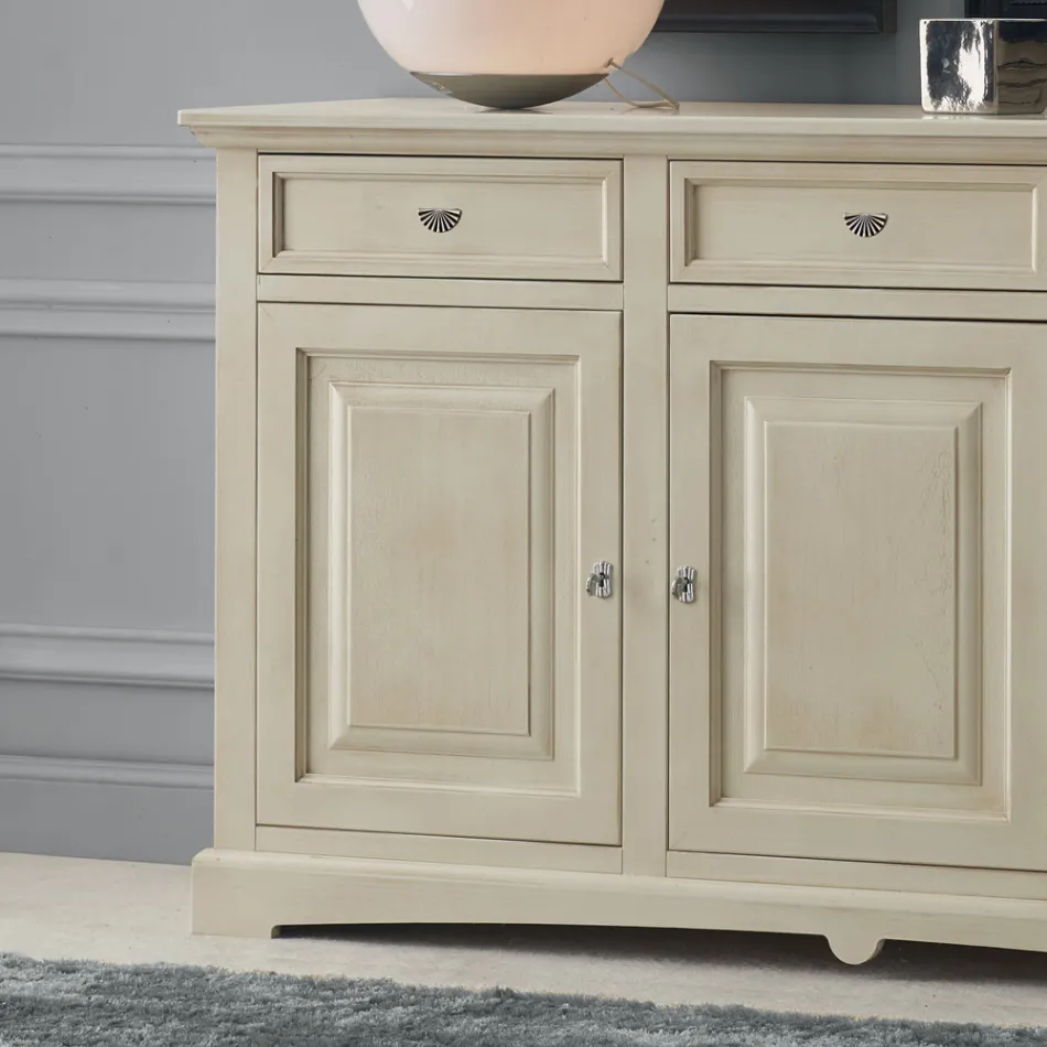 Credenza in Legno di Diverse Finiture Realizzata in Italia - Magni Viadurini