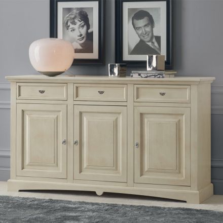 Credenza in Legno di Diverse Finiture Realizzata in Italia - Magni Viadurini