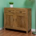 Credenza in Teak Massello con 2 Ante e 2 Cassetti - Budo