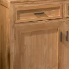Credenza in Teak Massello con 3 Ante e 3 Cassetti - Sumo Viadurini