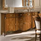 Credenza Soggiorno di Lusso in Legno Classica Made in Italy - Caligola Viadurini