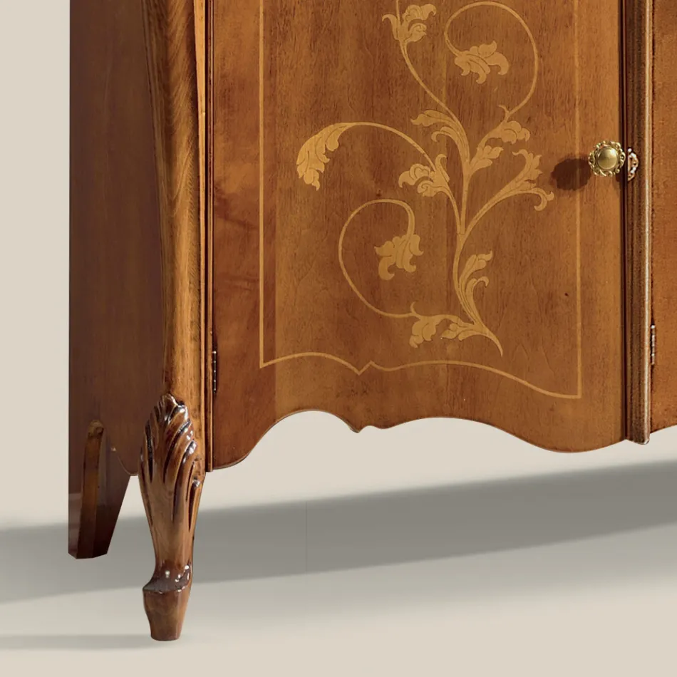 Credenza Soggiorno di Lusso in Legno Classica Made in Italy - Caligola Viadurini