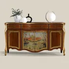 Credenza Soggiorno di Lusso in Legno Classica Made in Italy - Caligola Viadurini