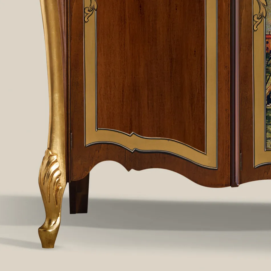 Credenza Soggiorno di Lusso in Legno Classica Made in Italy - Caligola Viadurini