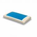 Cuscino Ergonomico in Memory Idrogel Alto 13 cm Made in Italy, 2 Pezzi – Pretty