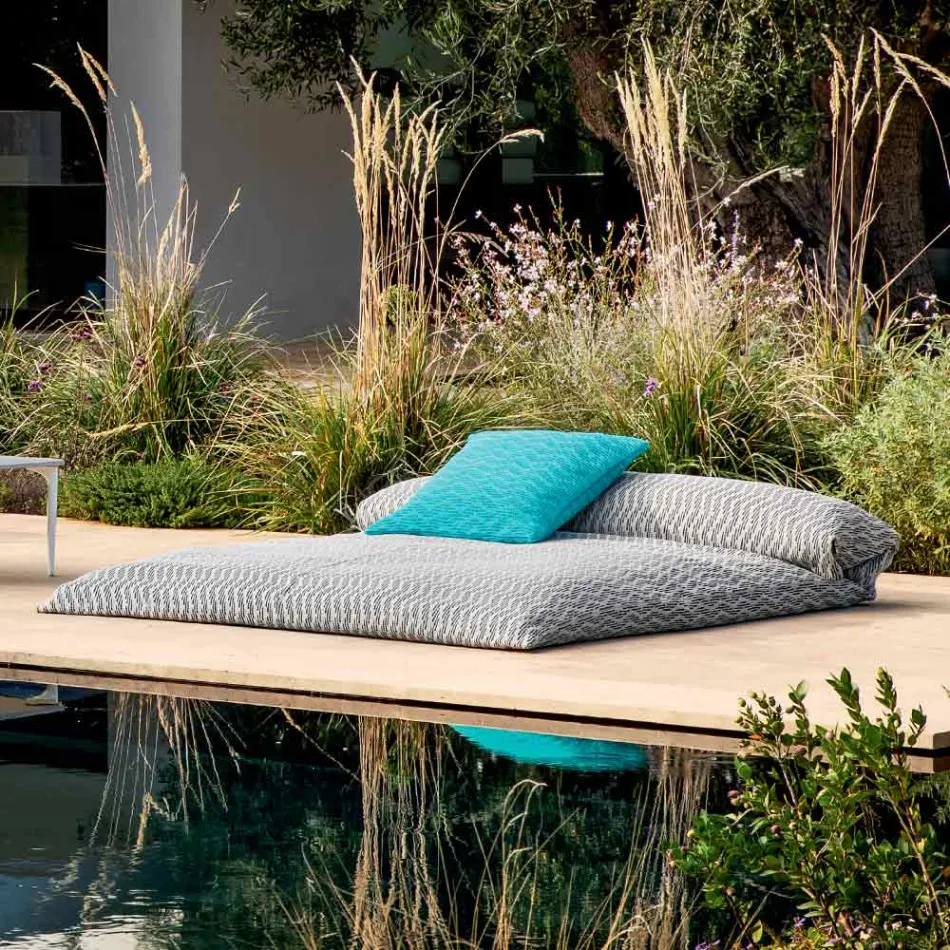Daybed da Esterno Matrimoniale di Design di Lusso Made in Italy - Emanuela Viadurini