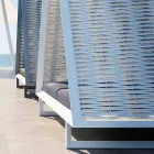Daybed da Giardino di Lusso in Alluminio e Tessuto - Frame Vineyard by Vondom Viadurini
