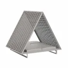 Daybed da Giardino di Lusso in Alluminio e Tessuto - Frame Vineyard by Vondom Viadurini