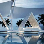 Daybed da Giardino di Lusso in Alluminio e Tessuto - Frame Vineyard by Vondom Viadurini
