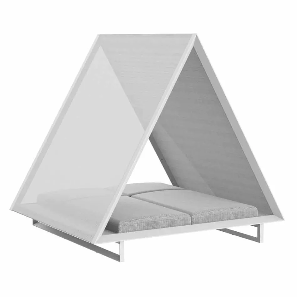 Daybed Esterno in Alluminio e Tessuto Design di Lusso - Frame Vineyard by Vondom Viadurini