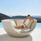 Daybed per Esterno Design Circolare di Lusso in Polietilene - Ulm Moon by Vondom Viadurini