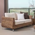 Divano 2 o 3 Posti Outdoor in Banano con Cuscini – Legolas