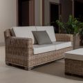 Divano 2 o 3 Posti Outdoor in Kubù Grigio con Cuscini – Cerys