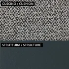 Divano 2 Posti da Esterno con Seduta Imbottita Made in Italy - Fioriera Viadurini